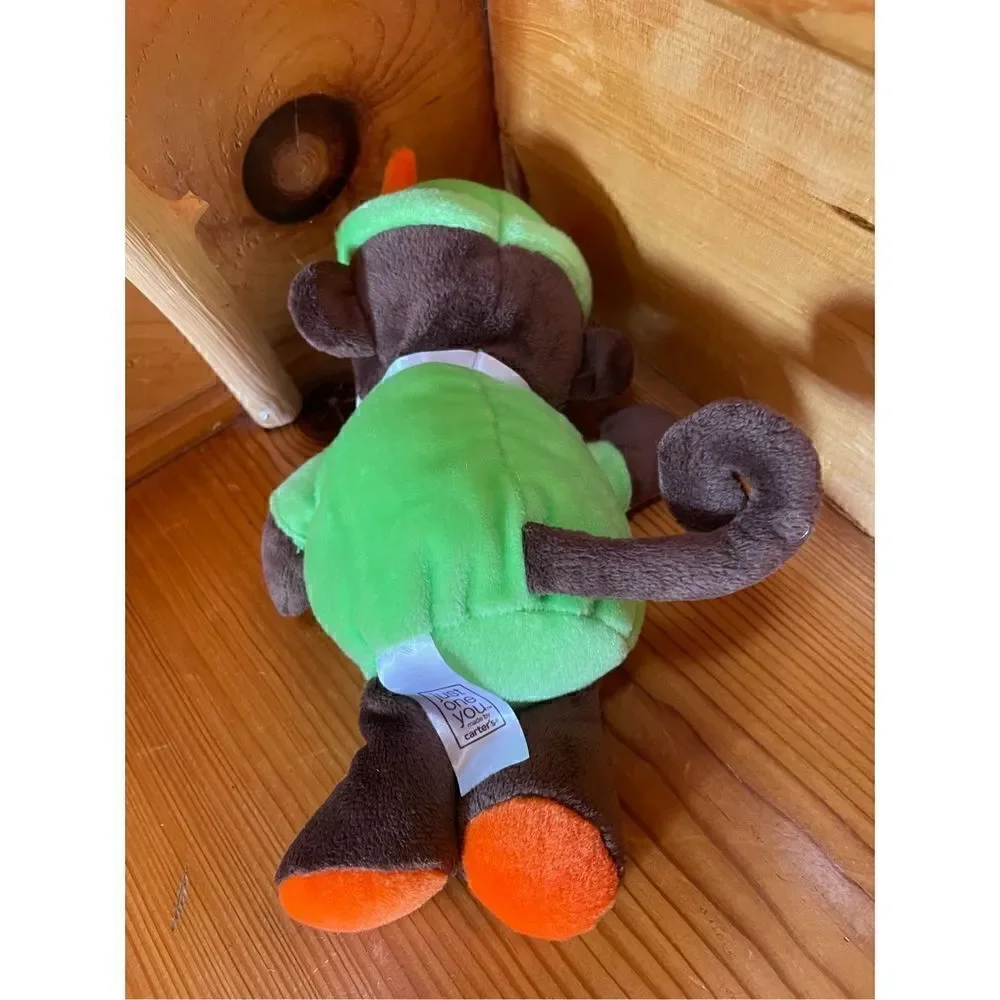2012 Carter’s Monkey My First Halloween Monster Rattle Plush 8.5
